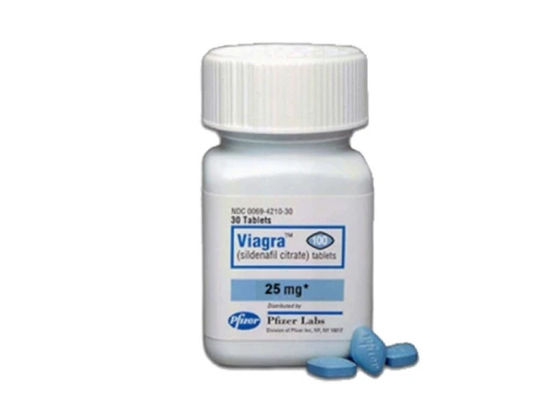 Pfrizer Viagra 25mg Bottle Sildenafil Male Erectile Dysfunction Enhancement Blue Pills for Dropping