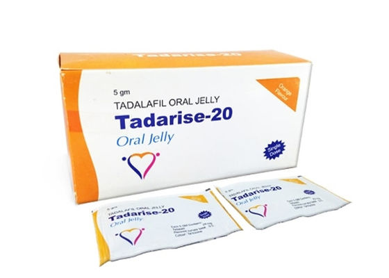 Original India Tadalafil Oral Jelly Tadarise 20mg Generic Cialis For Male ED Sexual Enhancement