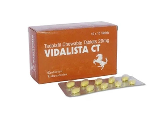 Original FDA Approved Tadalafil Vidalista CT Chewable 20mg Generic Cialis Male Sex Enhancement Pills for Drop Shipping